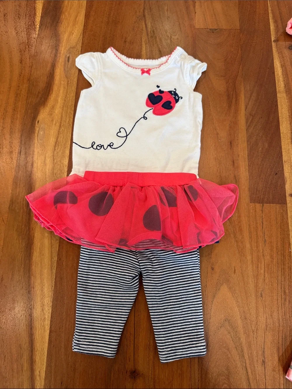 Mixed Baby Girl Clothing Bundle - Pink & Coral Accents